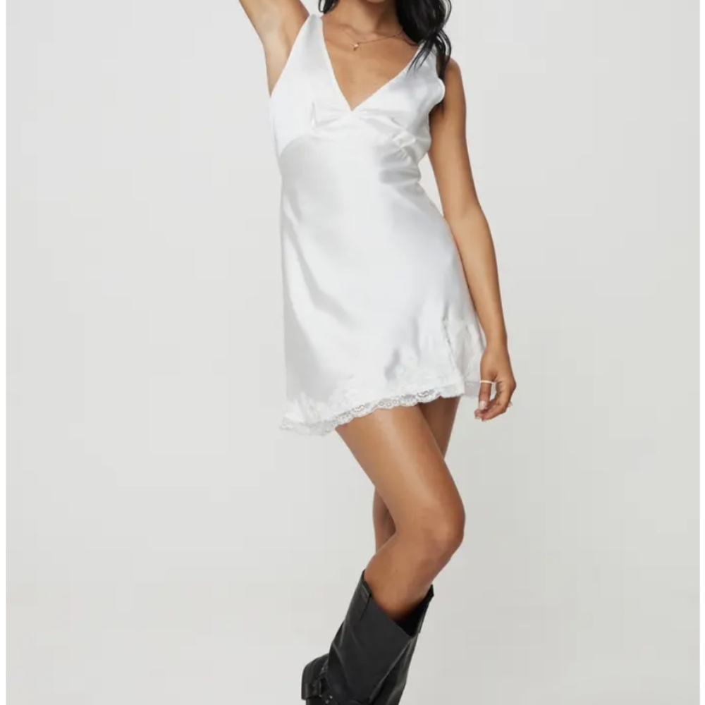 PRINCESS POLLY Athena Silky Mini Dress ~ NWOT